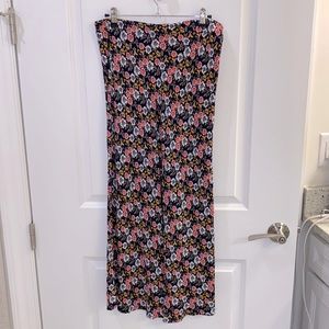 Loft floral maxi/midi skirt